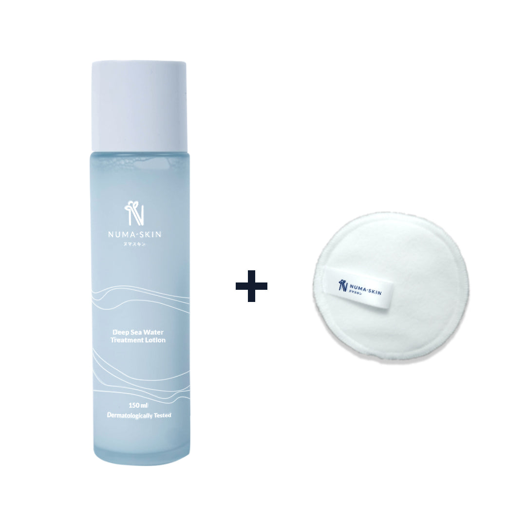 Bundling Numa Skin Deep Sea Water Treatment Lotion 150ml dan Cotton Pads Numa Skin